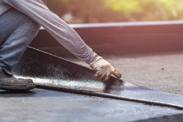 Professional Vapor Barrier Installation technician working in Stony Brook, NY